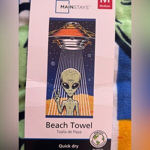 Mainstays Alien UFO Beach Towel